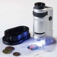 Zoom mikroskop s LED diodami a zvětšením 20-40 x