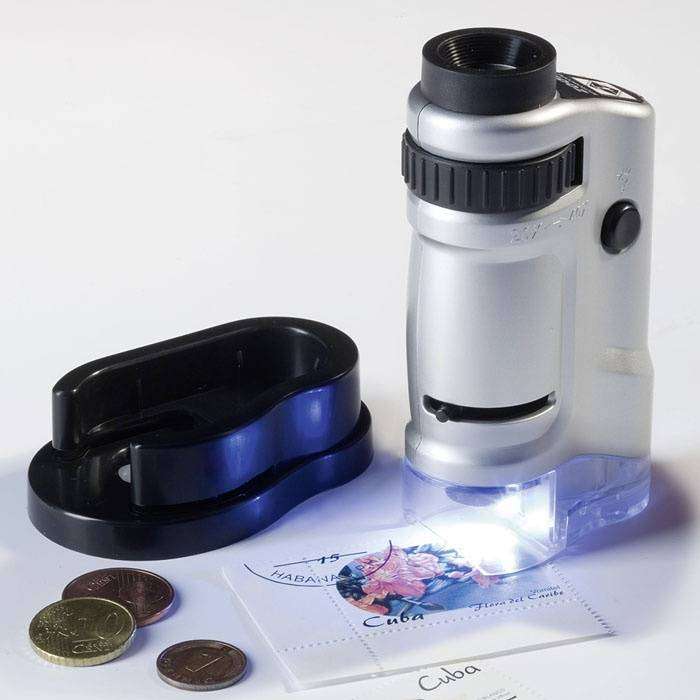 Zoom mikroskop s LED diodami a zvětšením 20-40 x Leuchtturm