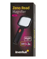 Ruční lupa Levenhuk Zeno Read ZR10 bílá - 2/6x + LED